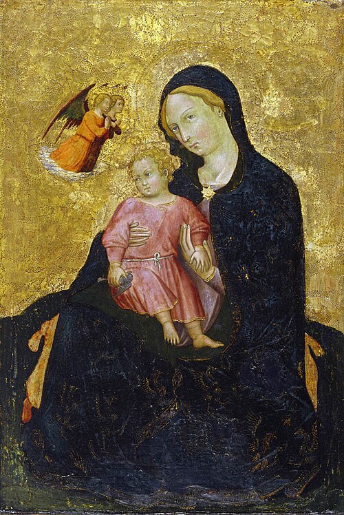 Vierge d'humilité, 1400, Andrea di Bartolo