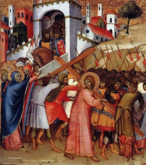 Le Portement de Croix, 1415, Andrea di Bartolo