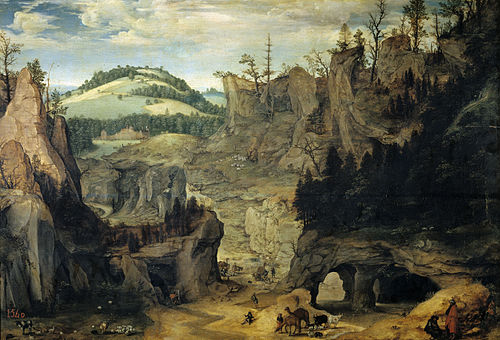 Paysage avec bergers, 1560, Cornelis Dalem