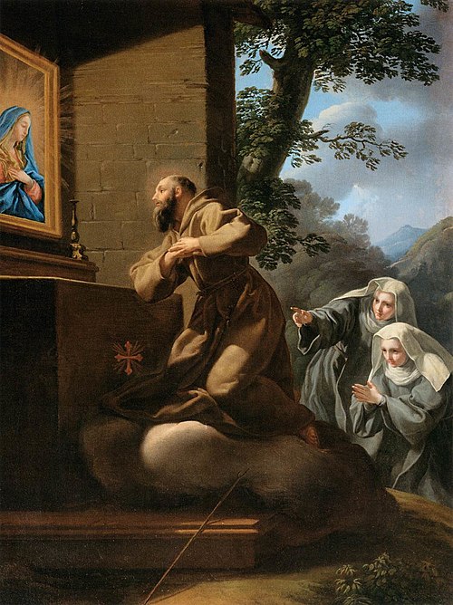 Saint François de Paule en extase, 1725, Pietro Bianchi