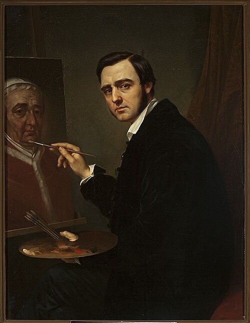 Autoportrait, 1855, Jan Ksawery Kaniewski