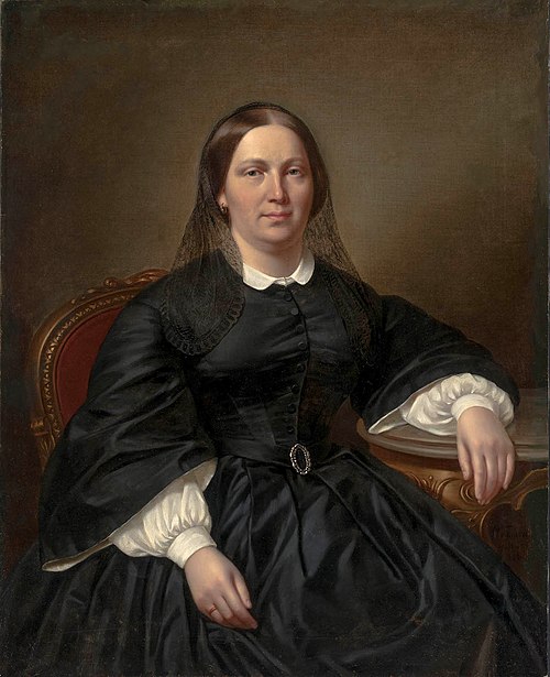 Portrait of Mrs. Tabęcka, 1864, Jan Ksawery Kaniewski