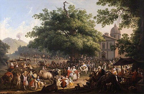 The Festival of the Madonna dell'Arco, 1777, Pietro Fabris