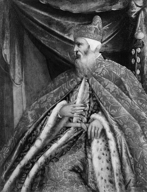Portrait of Doge Marino Grimani, 1587, Pietro Malombra