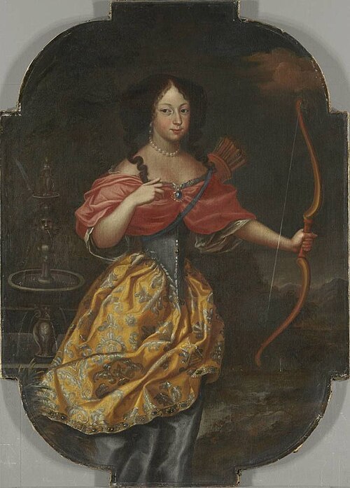 Bildnis einer Hofdame, 1700, Giovanni Battista Curlando