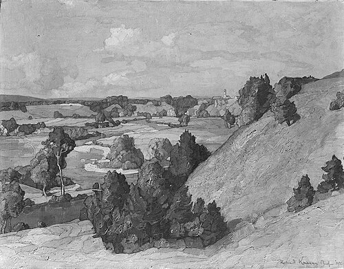 Donautal bei Obermarchtal, 1925, Richard Kaiser