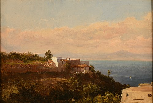 Paysage au bord de mer, 1828, Jacques Raymond Brascassat