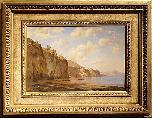 Falaise_au_bord_de_la_mer, 1828, Jacques Raymond Brascassat