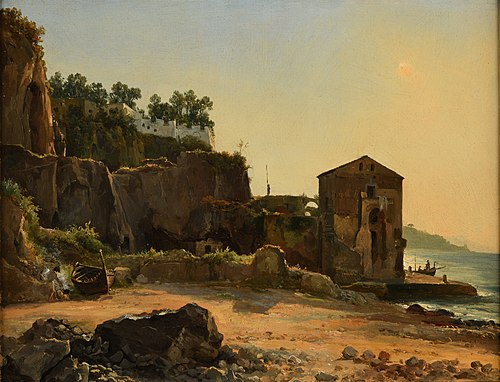 Maison de la douane à Sorente, 1828, Jacques Raymond Brascassat