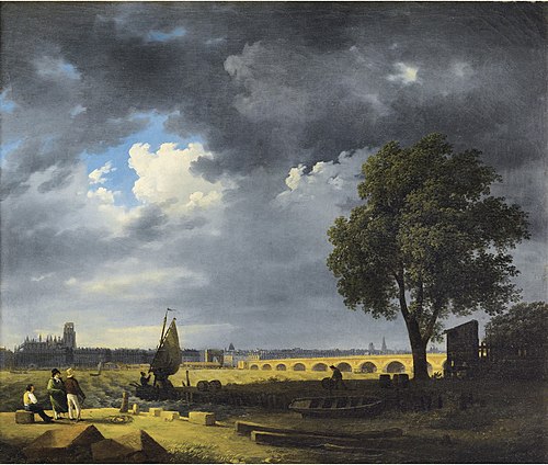 Vue de Bordeaux, 1822, Jacques Raymond Brascassat