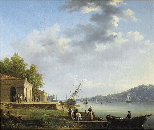Vue de Bordeaux (II), 1822, Jacques Raymond Brascassat