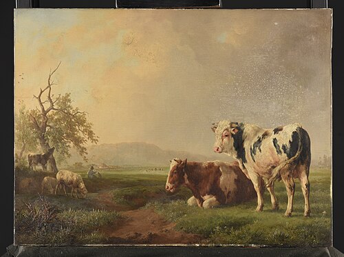 Bestiaux au pâturage, 1851, Jacques Raymond Brascassat