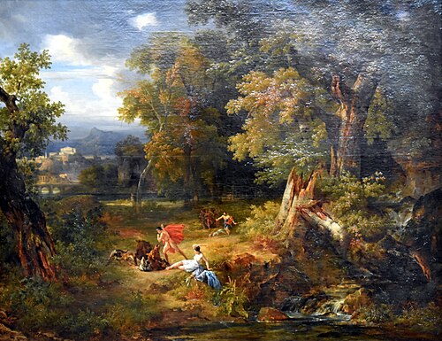 La Chasse de Méléagre ou La Mort du sanglier de Calydon, 1825, Jacques Raymond Brascassat