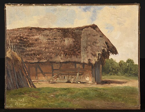 Chaumière, 1848, Jacques Raymond Brascassat