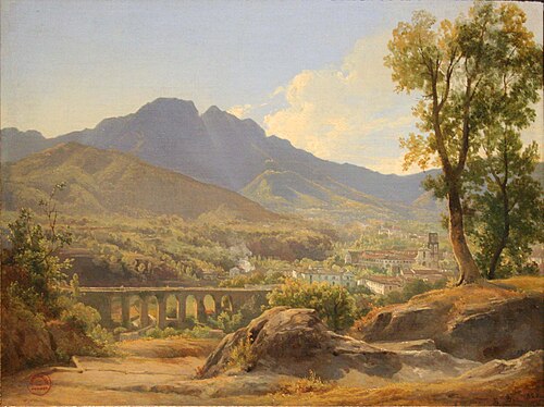 Paysage, 1828, Jacques Raymond Brascassat