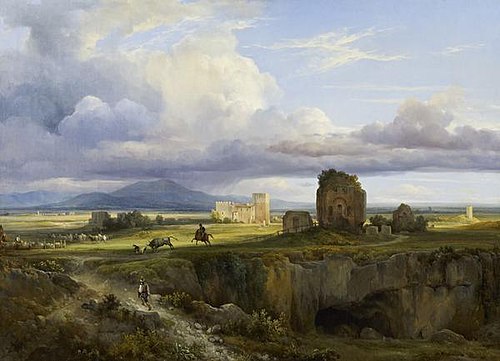 La Via Appia, 1830, Jacques Raymond Brascassat