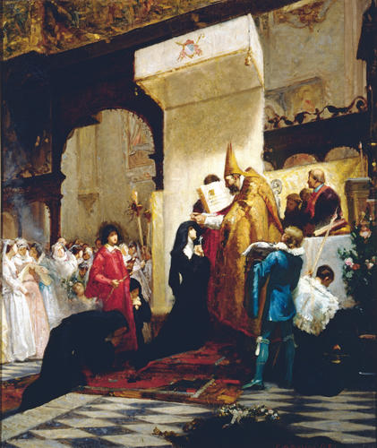 Monacazione di santa Giovanna Francesca di Chantal, , Ponziano Loverini