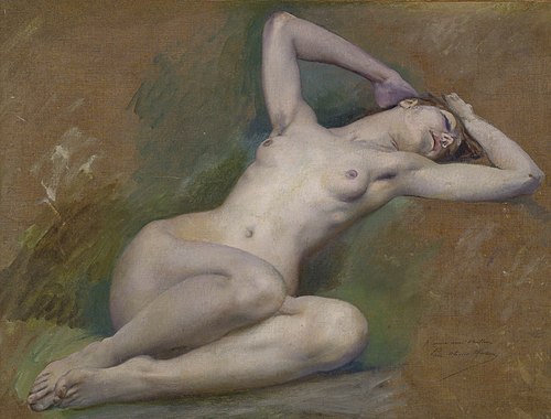 Gemälde von Luc-Olivier Merson, 1920, Luc-Olivier Merson