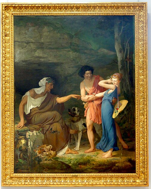 Leucothoé et Anaxandre ou la diseuse de bonne aventure, 1866, Luc-Olivier Merson