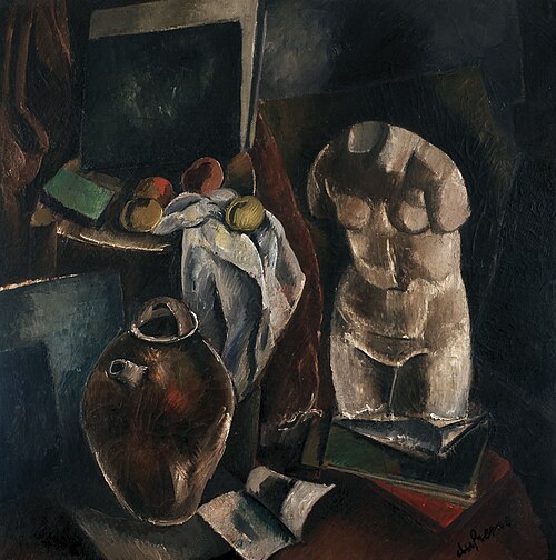 Nature morte avec torse, 1918, Charles Dufresne