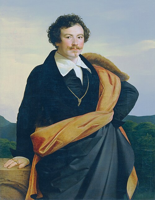 Selbstbildnis, 1819, Carl Peter Goebel