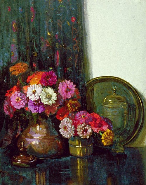Zinnias, , Dorothy Kate Richmond