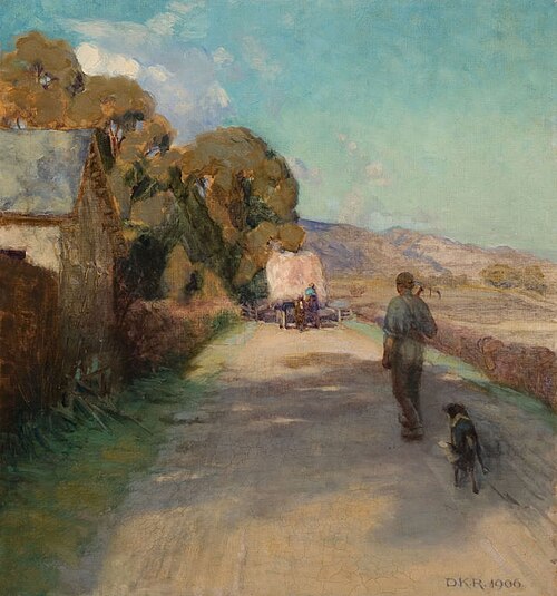 A Country road, 1906, Dorothy Kate Richmond