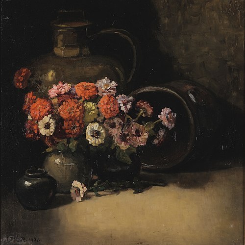 Zinnias, 1921, Dorothy Kate Richmond