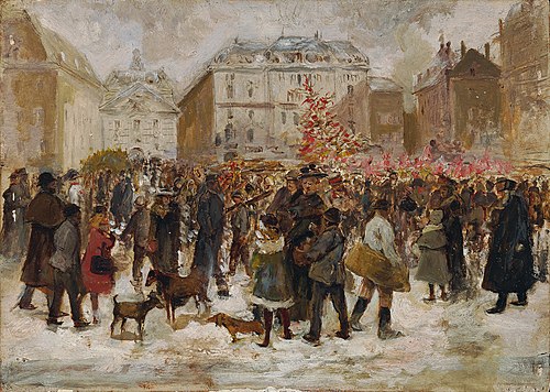 Christmas market in Vienna, , Ernst Juch