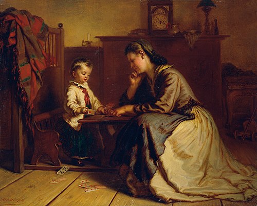 Kartenspiel, 1868, Ferdinand Mallitsch