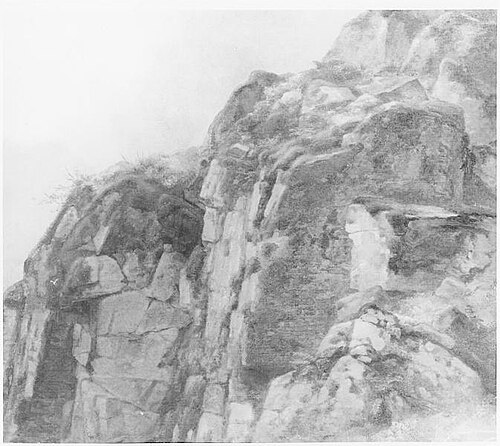Study of a Rocky Ledge, , Asher Brown Durand