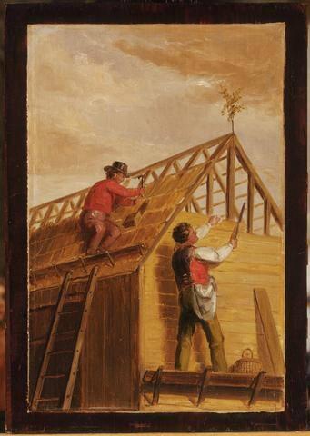 Barn Builders, 1836, Asher Brown Durand