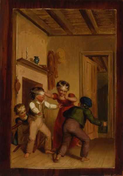Blind Man's Bluff, 1836, Asher Brown Durand