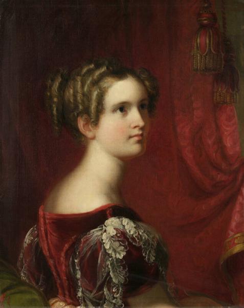 Ideal Head: A Suggestion from Life, 1836, Asher Brown Durand