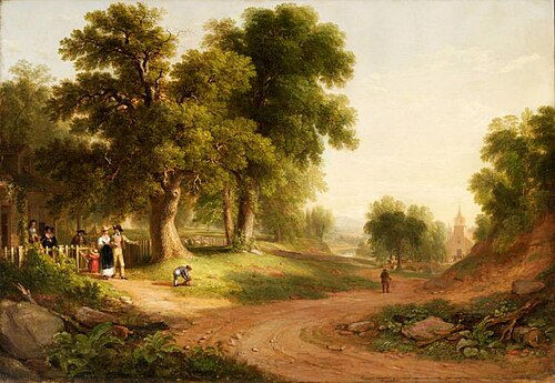 Sunday Morning, 1839, Asher Brown Durand
