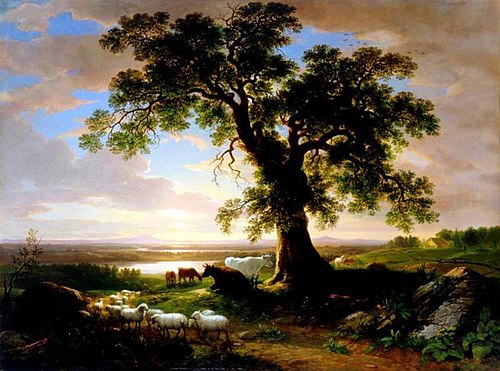 The Solitary Oak (The Old Oak), 1844, Asher Brown Durand