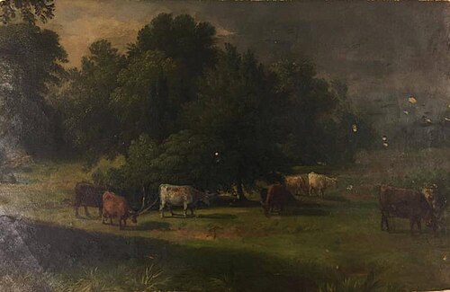 Cattle Grazing, 1845, Asher Brown Durand
