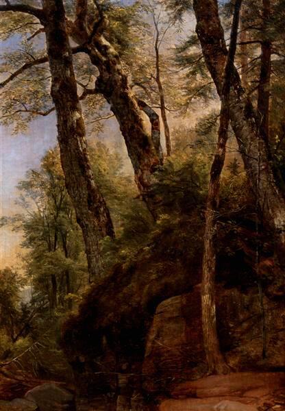 Black Birches, Catskill Mountains, 1860, Asher Brown Durand