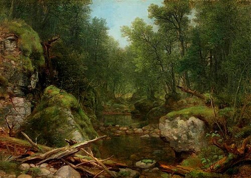 Chapel Pond Brook, Adirondack Mts., N.Y., 1870, Asher Brown Durand
