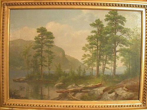 Harbor Island, Lake George, N.Y., 1872, Asher Brown Durand