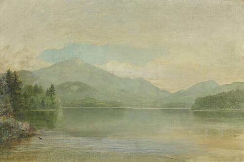 Black Mountains, Lake George, New York, 1874, Asher Brown Durand
