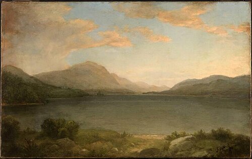 Black Mountains, Lake George, New York, 1878, Asher Brown Durand