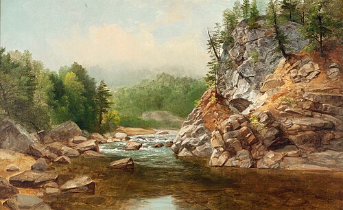 East Branch of the Ausable River, 1851, Asher Brown Durand