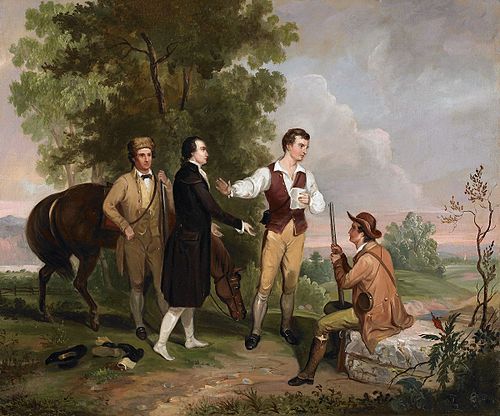 The Capture of Major André, 1845, Asher Brown Durand