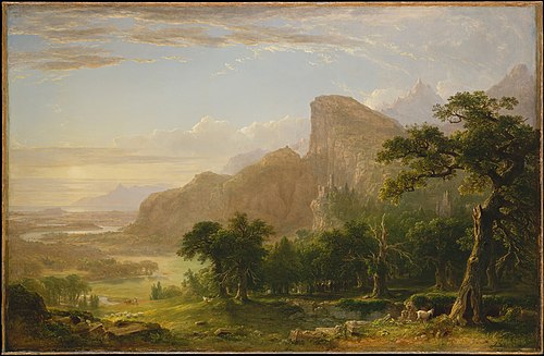 Landscape—Scene from "Thanatopsis", 1850, Asher Brown Durand