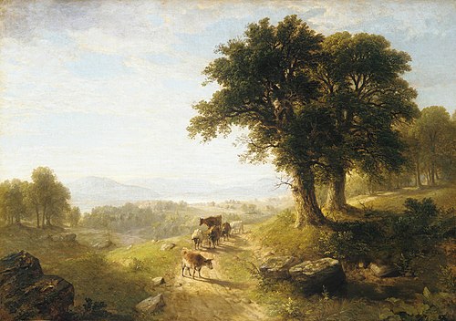 River Scene, 1854, Asher Brown Durand
