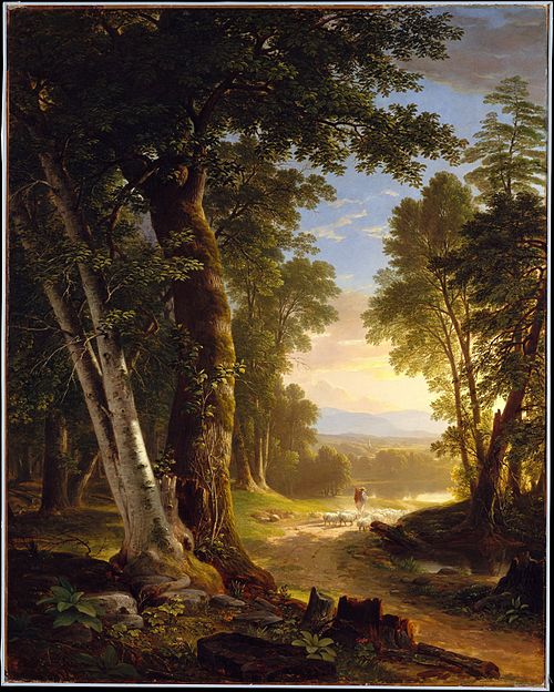 The Beeches, 1845, Asher Brown Durand