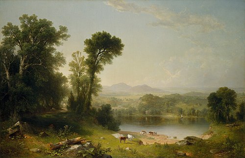 Pastoral Landscape, 1861, Asher Brown Durand