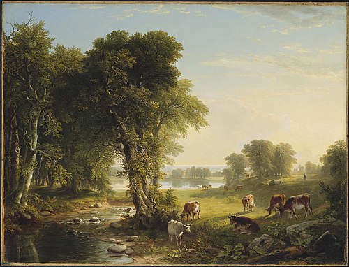 The Babbling Brook, 1851, Asher Brown Durand