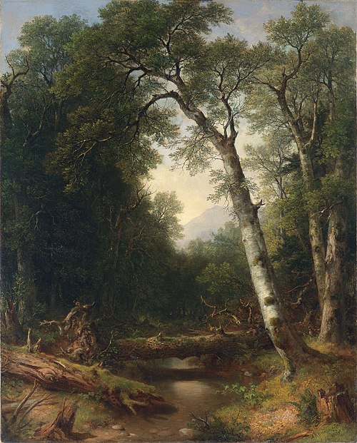 A Creek in the Woods, 1865, Asher Brown Durand